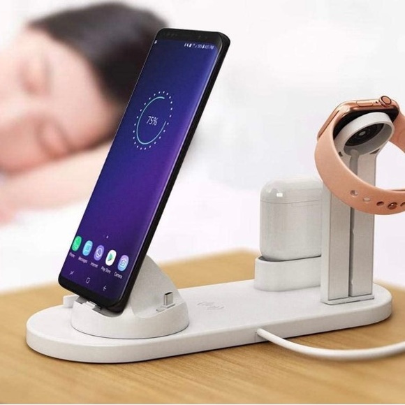 *New Black Multi-Function iPhone/android charger, watch, AirPod Charging Stand.* - Picture 7 of 8